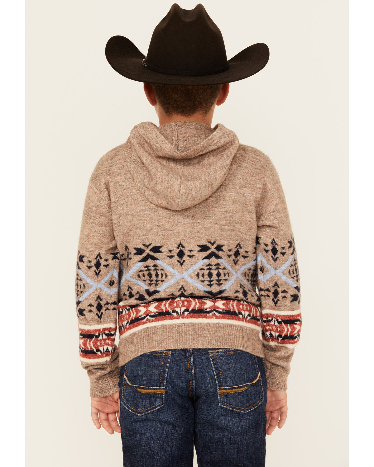 Boys' Canoe Hooded Sweatshirt Tan