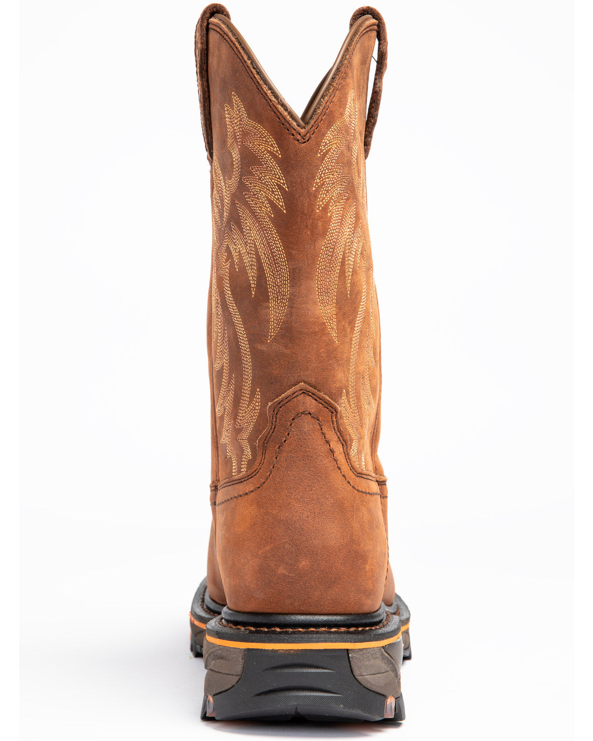 Men's 11" Waterproof Decimator Western Work Boots - Steel T Brown