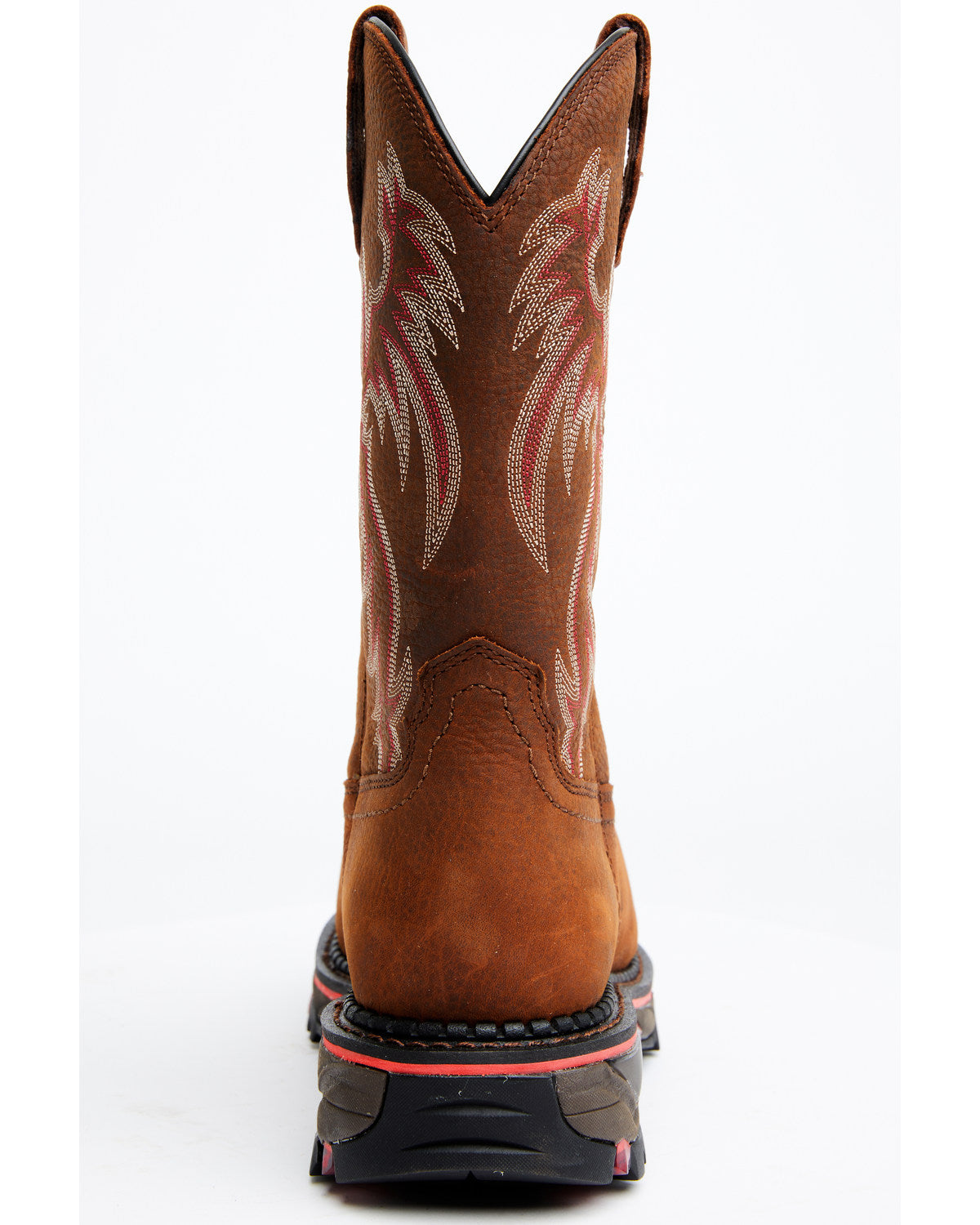 Men's 11" Decimator Dirty Dog Pull On Work Boots - Composit Brown