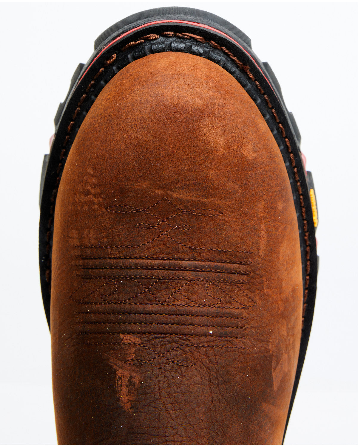 Men's 11" Decimator Dirty Dog Pull On Work Boots - Composit Brown