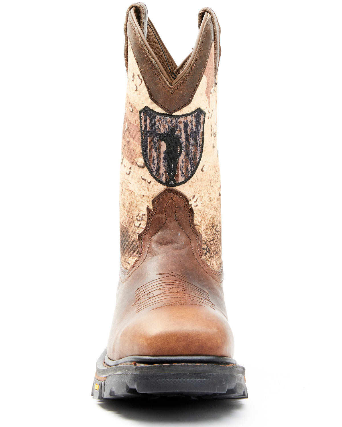 Men's 11" Camo Flag Decimator Work Boot - Composite Toe Brown