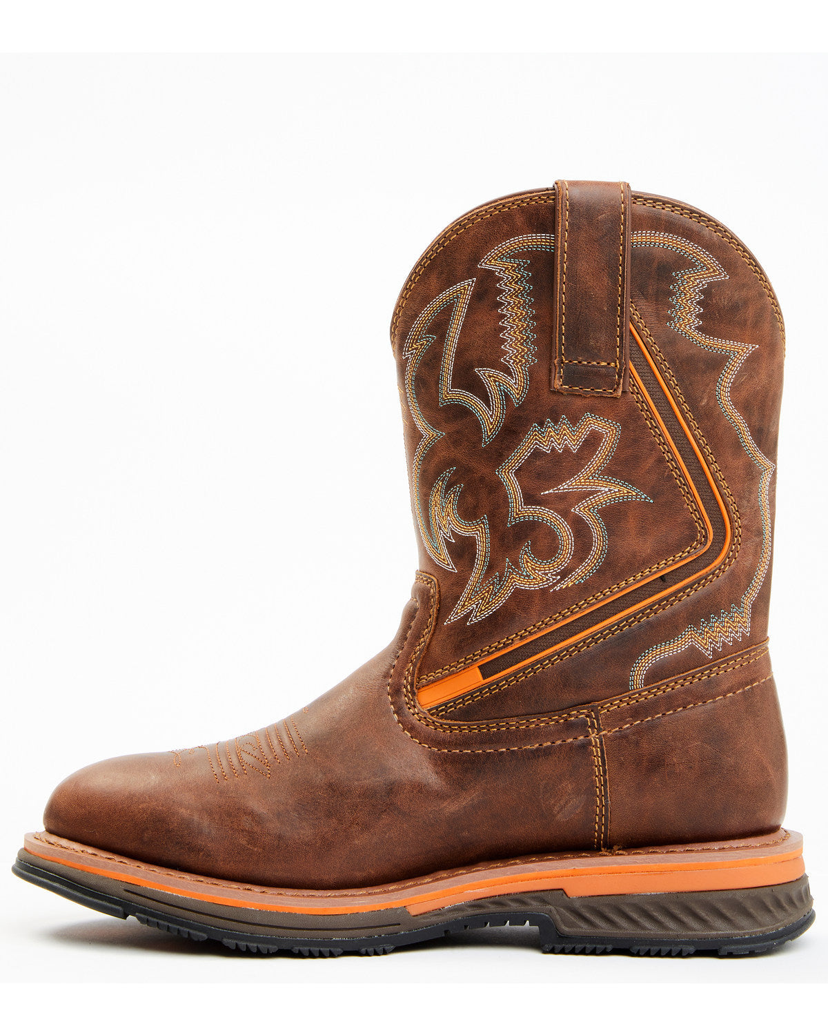 Men's 10" Disruptor Tyche Chill Zone Soft Pull-On Work Boot Brown
