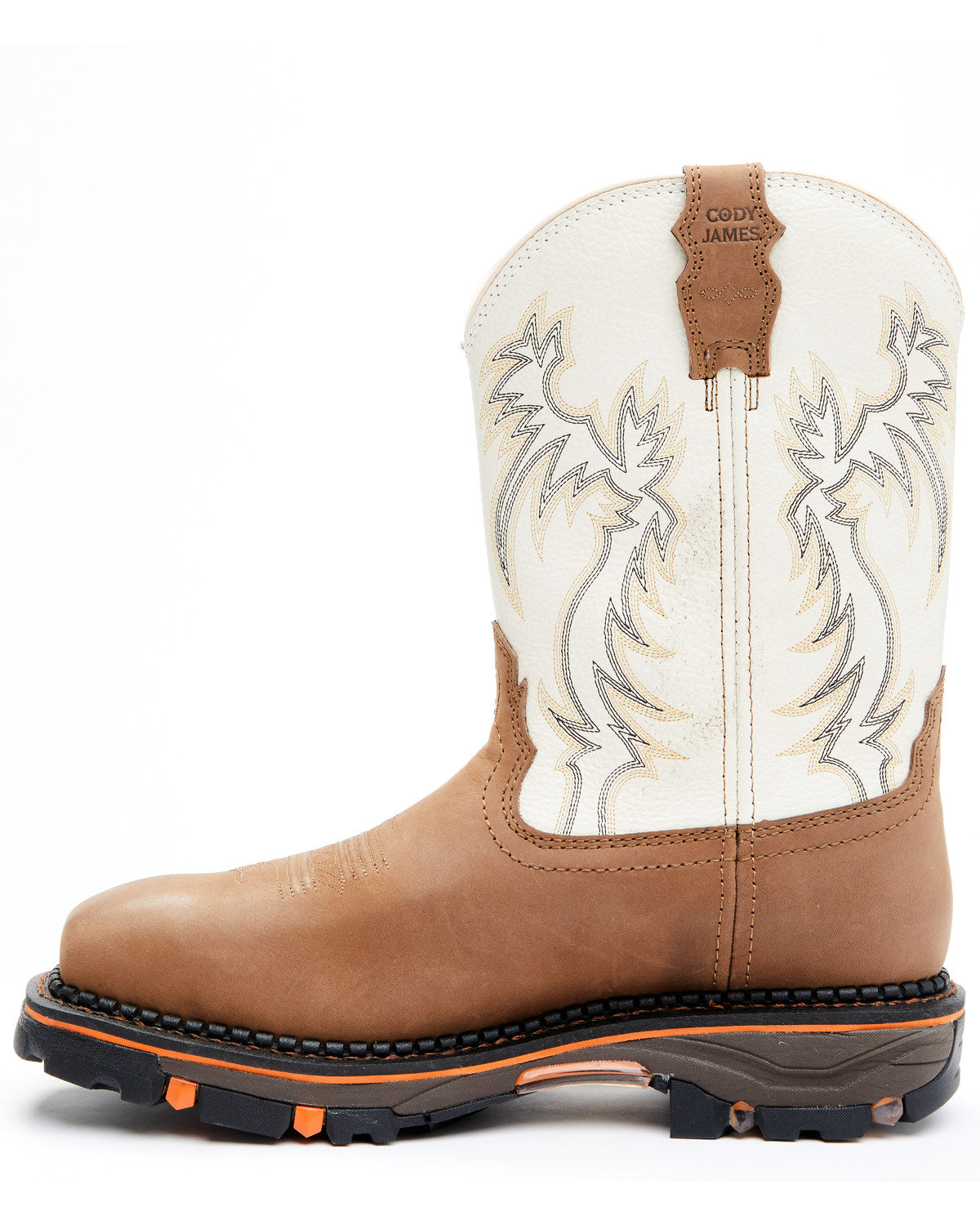 Men's 11" Decimator Waterproof Western Work Boots - Nano Co Brown