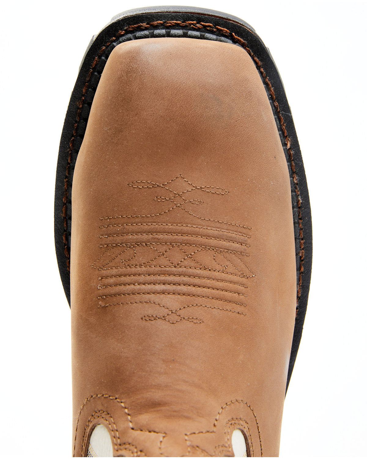 Men's 11" Decimator Waterproof Western Work Boots - Nano Co Brown