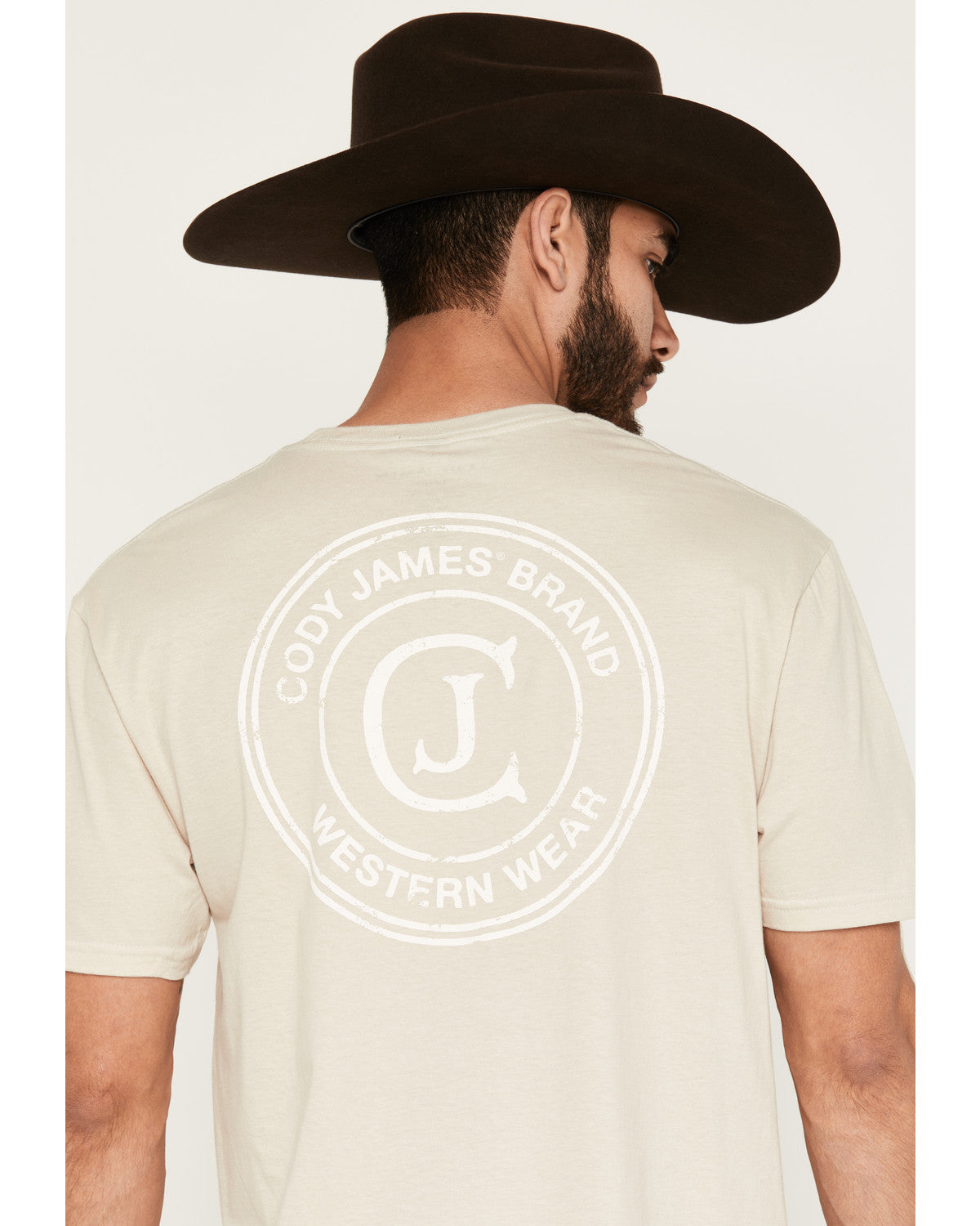 Men's Logo Short Sleeve Graphic T-Shirt Sand