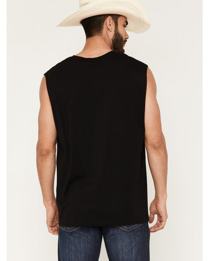 Men's Don't Give It Up Muscle Tee Black