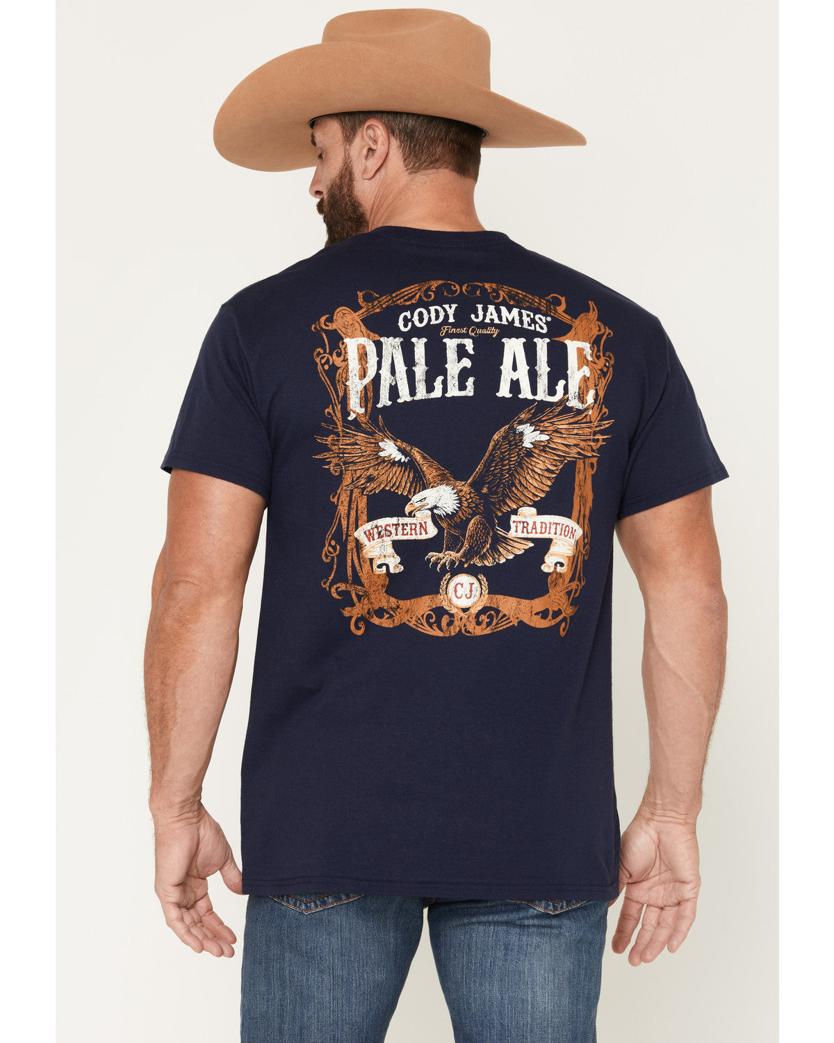 Men's Texas Born Short Sleeve Graphic T-Shirt Navy