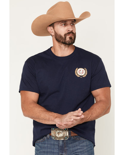 Men's Texas Born Short Sleeve Graphic T-Shirt Navy