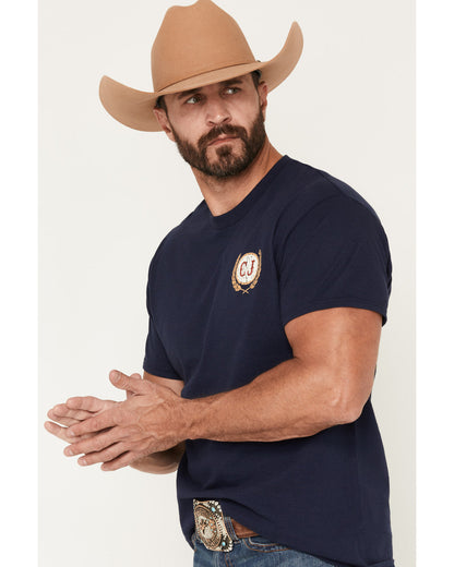Men's Texas Born Short Sleeve Graphic T-Shirt Navy