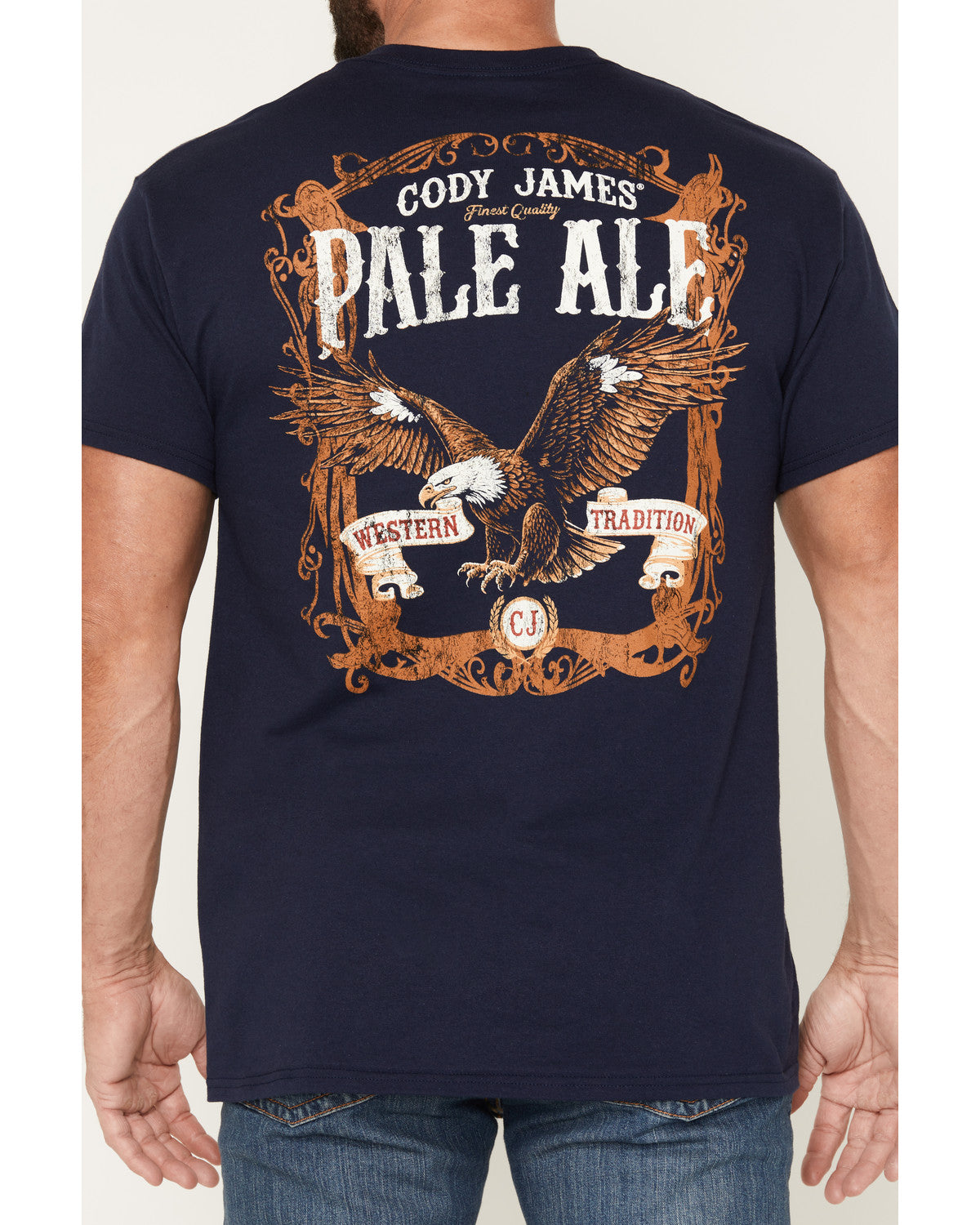 Men's Texas Born Short Sleeve Graphic T-Shirt Navy