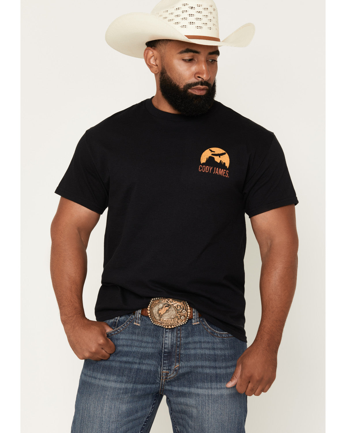 Men's Endless West Short Sleeve Graphic T-Shirt Black