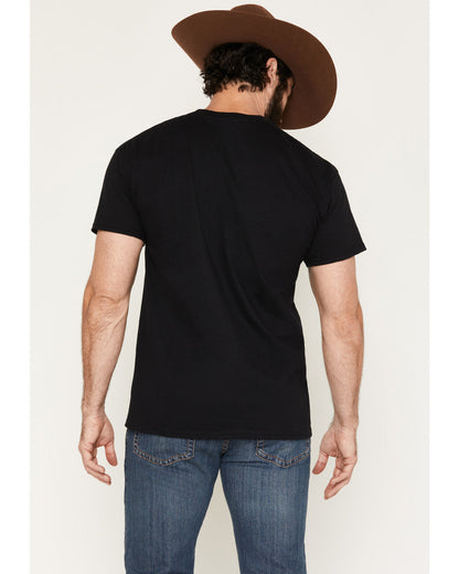 Men's Don't Tread On Me Short Sleeve Graphic T-Shirt Black