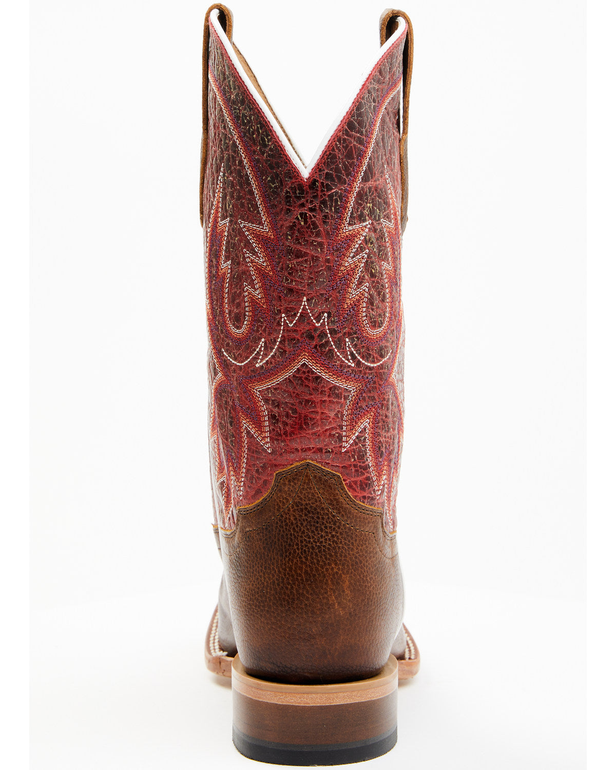 Men's Wade Western Boots - Broad Square Toe Brown