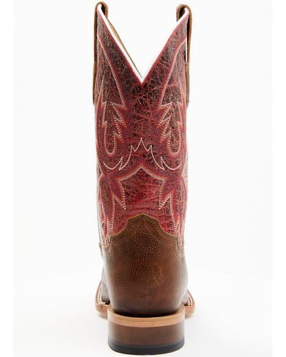 Men's Wade Western Boots - Broad Square Toe Brown