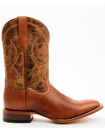 Men's Wade Western Boots - Broad Square Toe Brown