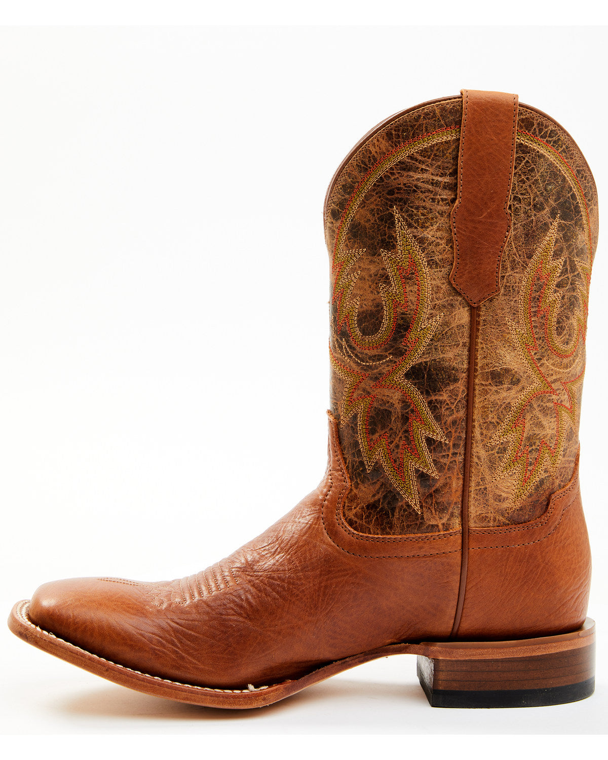 Men's Wade Western Boots - Broad Square Toe Brown