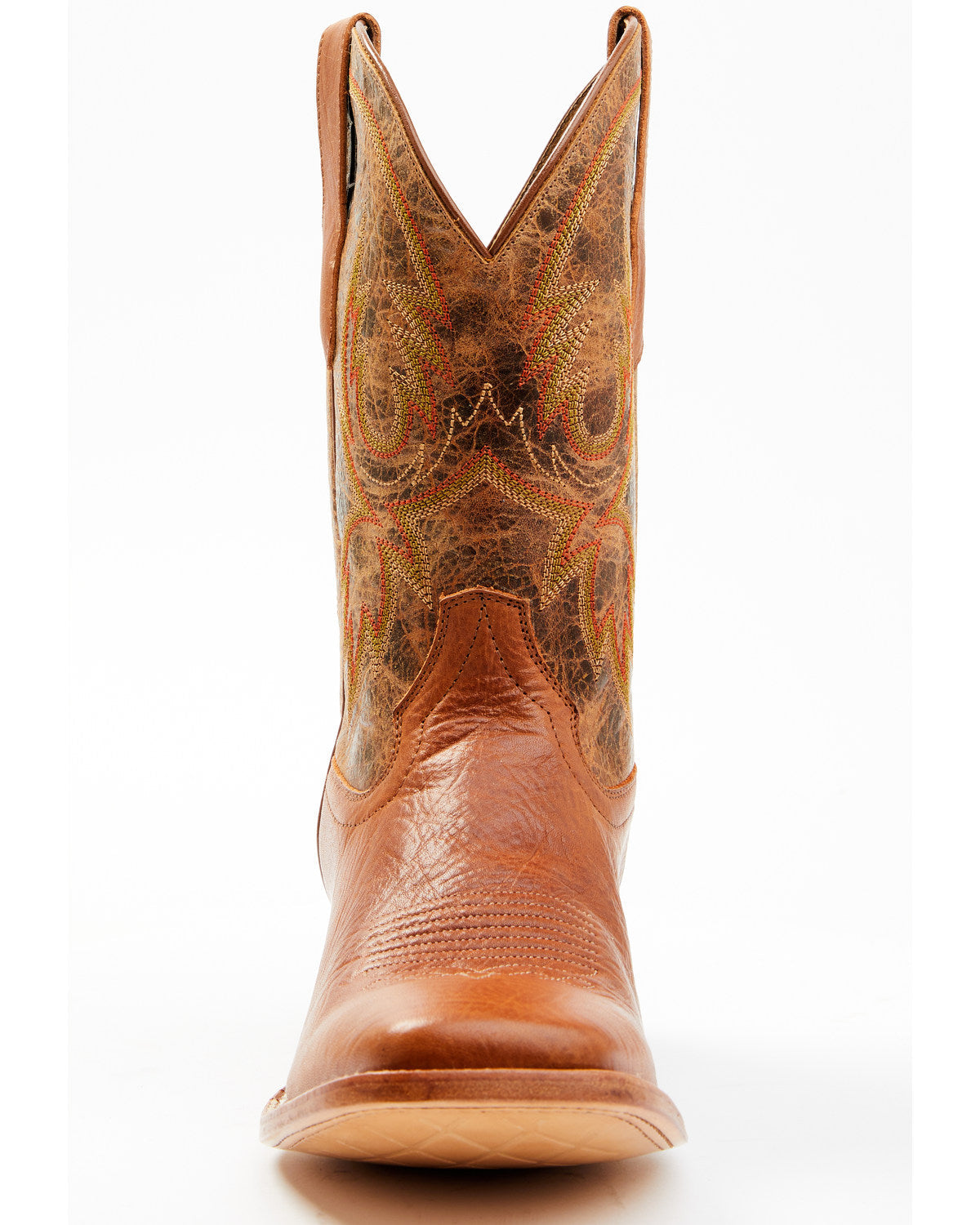 Men's Wade Western Boots - Broad Square Toe Brown