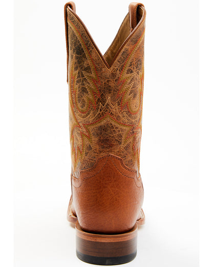 Men's Wade Western Boots - Broad Square Toe Brown