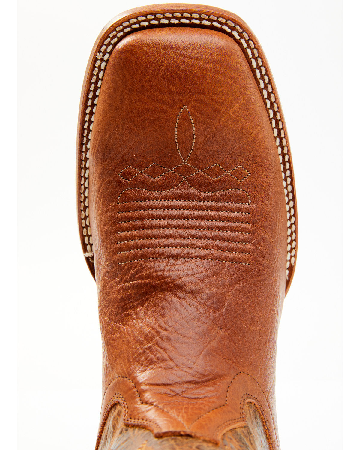 Men's Wade Western Boots - Broad Square Toe Brown