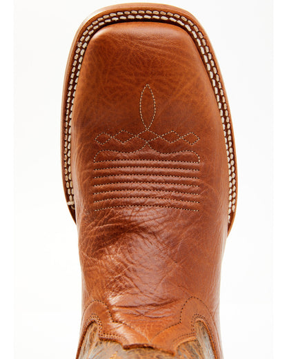 Men's Wade Western Boots - Broad Square Toe Brown