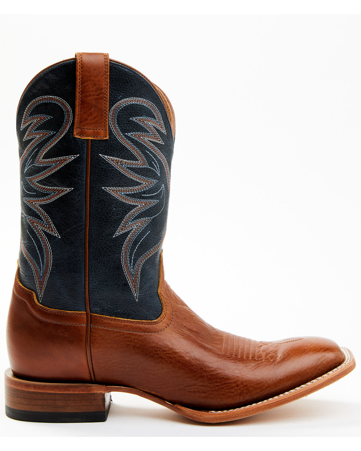 Men's McBride Western Boots - Broad Square Toe Brown
