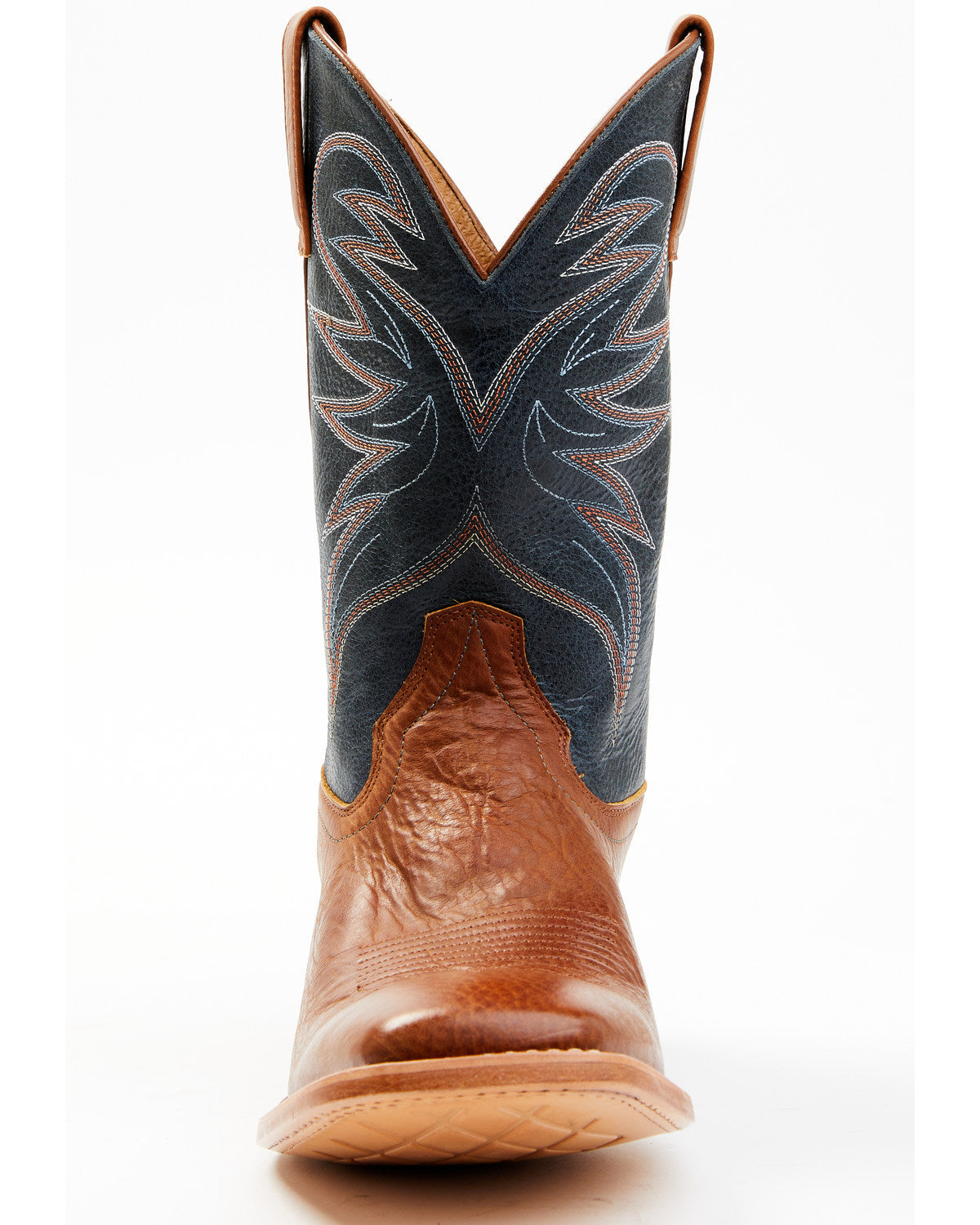 Men's McBride Western Boots - Broad Square Toe Brown