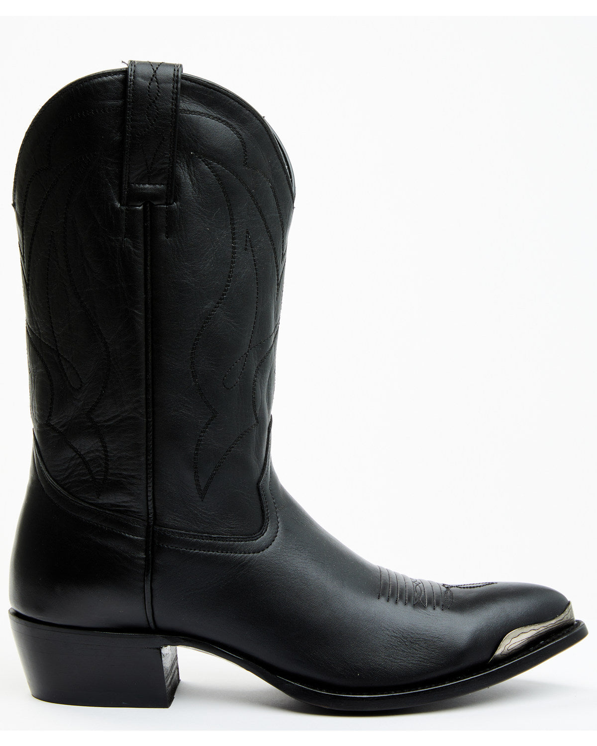 Men's Roland Western Boots - Round Toe Black