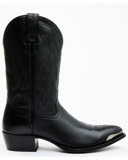 Men's Roland Western Boots - Round Toe Black