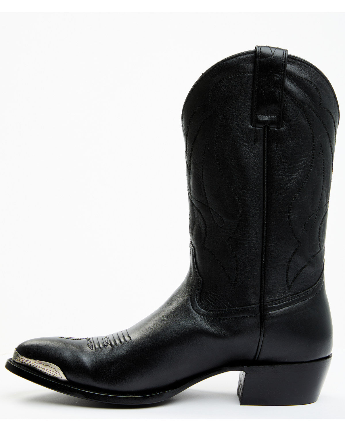 Men's Roland Western Boots - Round Toe Black