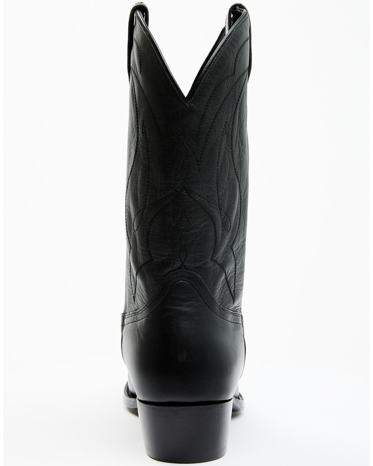 Men's Roland Western Boots - Round Toe Black