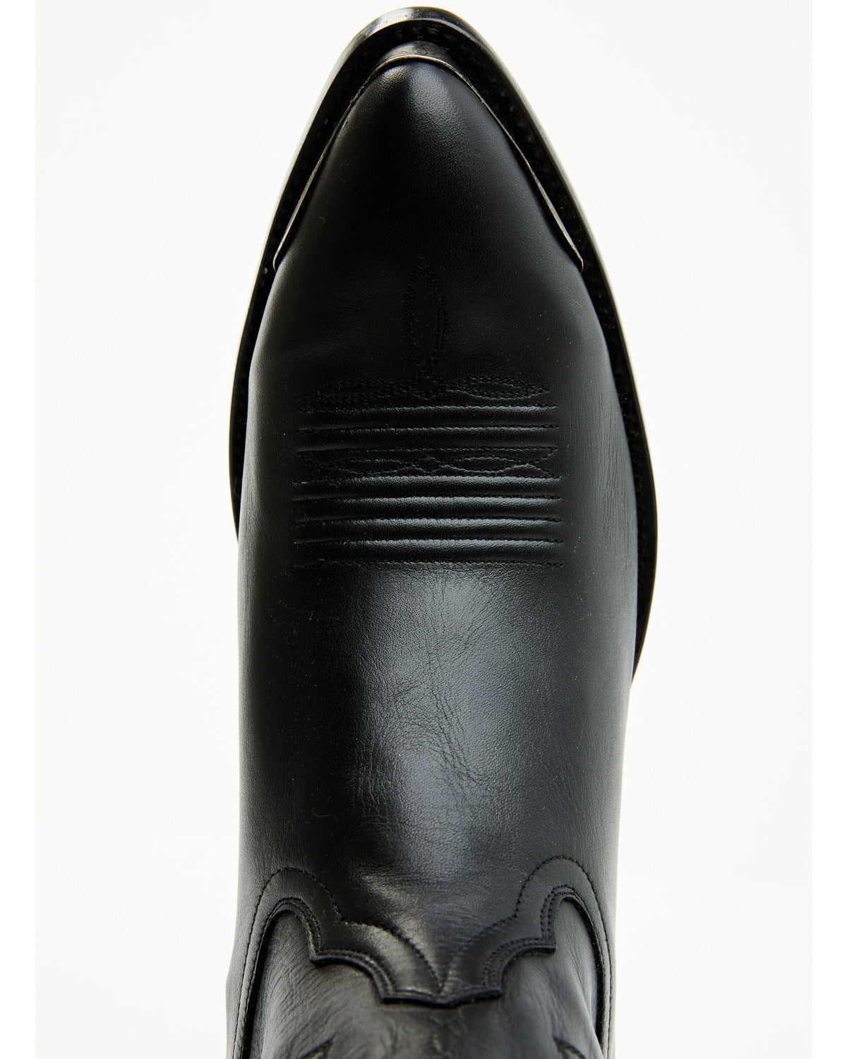 Men's Roland Western Boots - Round Toe Black
