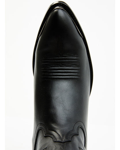 Men's Roland Western Boots - Round Toe Black