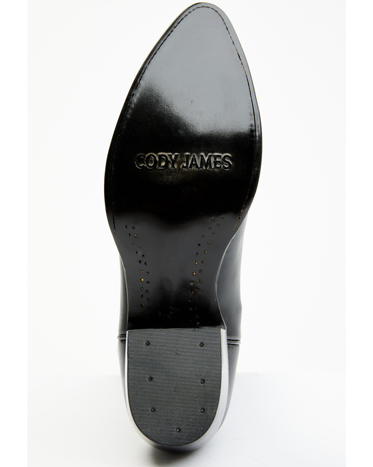 Men's Roland Western Boots - Round Toe Black