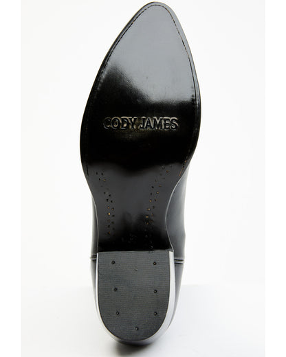 Men's Roland Western Boots - Round Toe Black