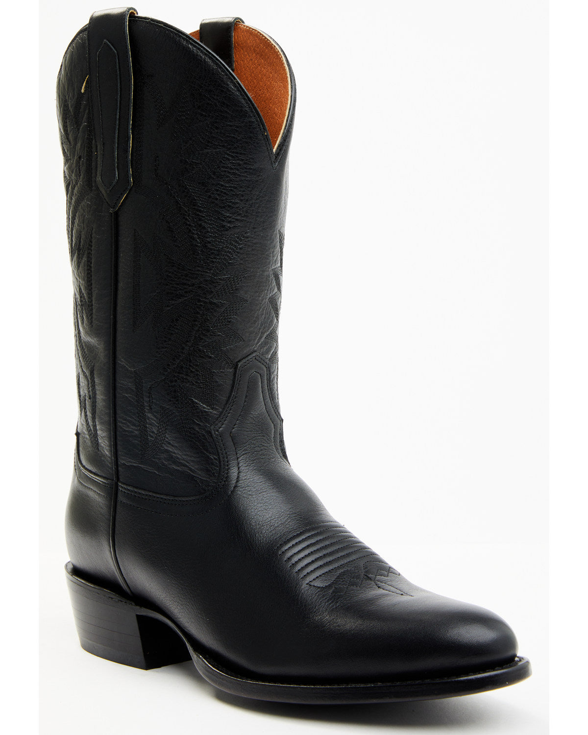 Men's Western Boots - Round Toe Black