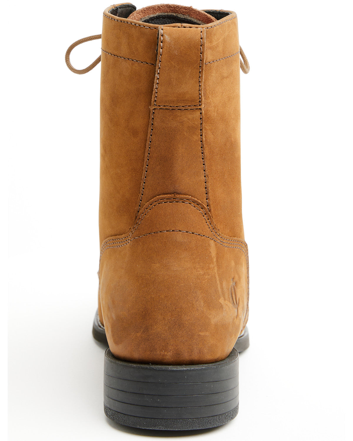 Men's 8" Highland Distressed Lace-Up Boots - Round Toe Brown