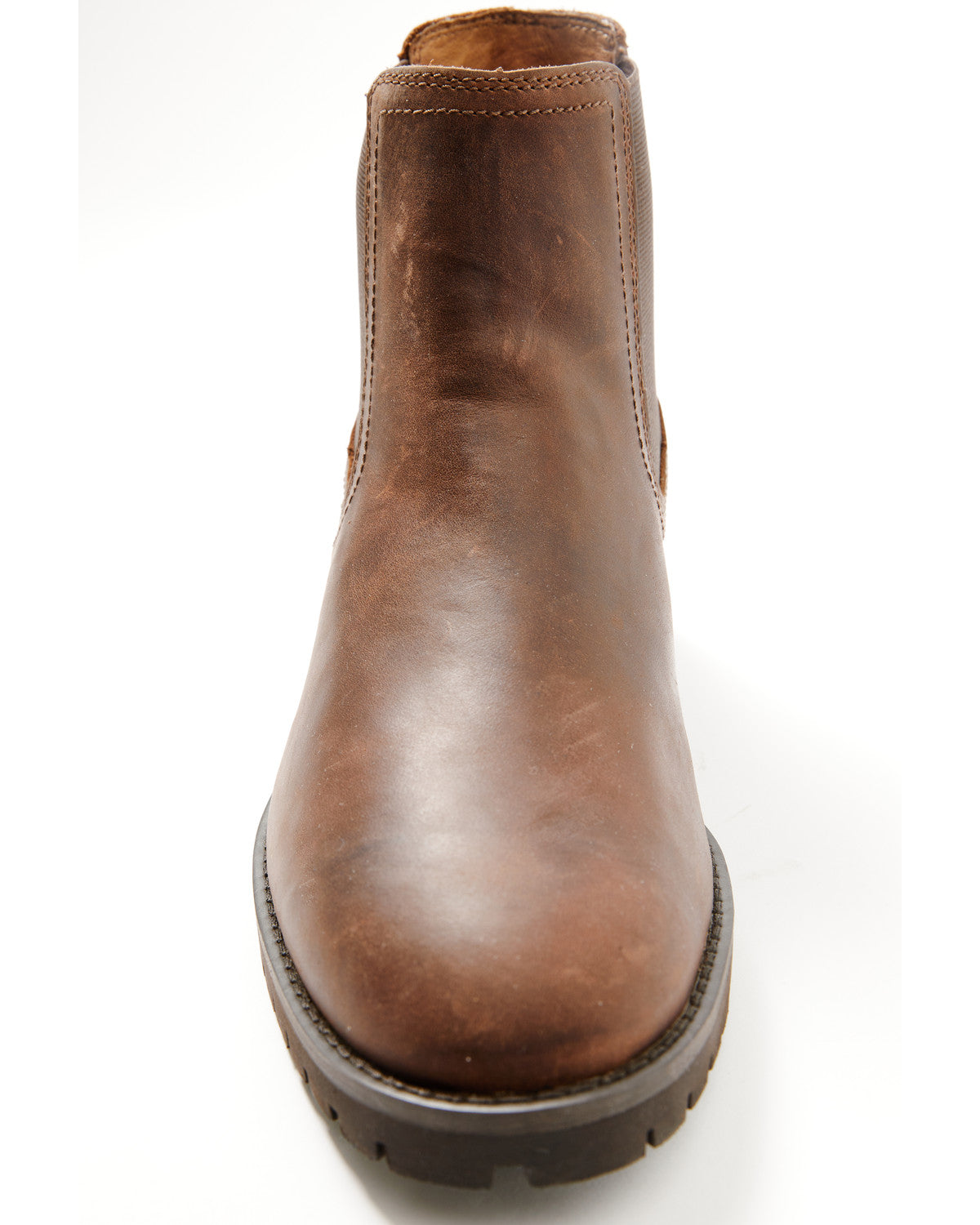 Men's Dakota Ankle Boots - Round Toe Brown