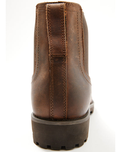 Men's Dakota Ankle Boots - Round Toe Brown