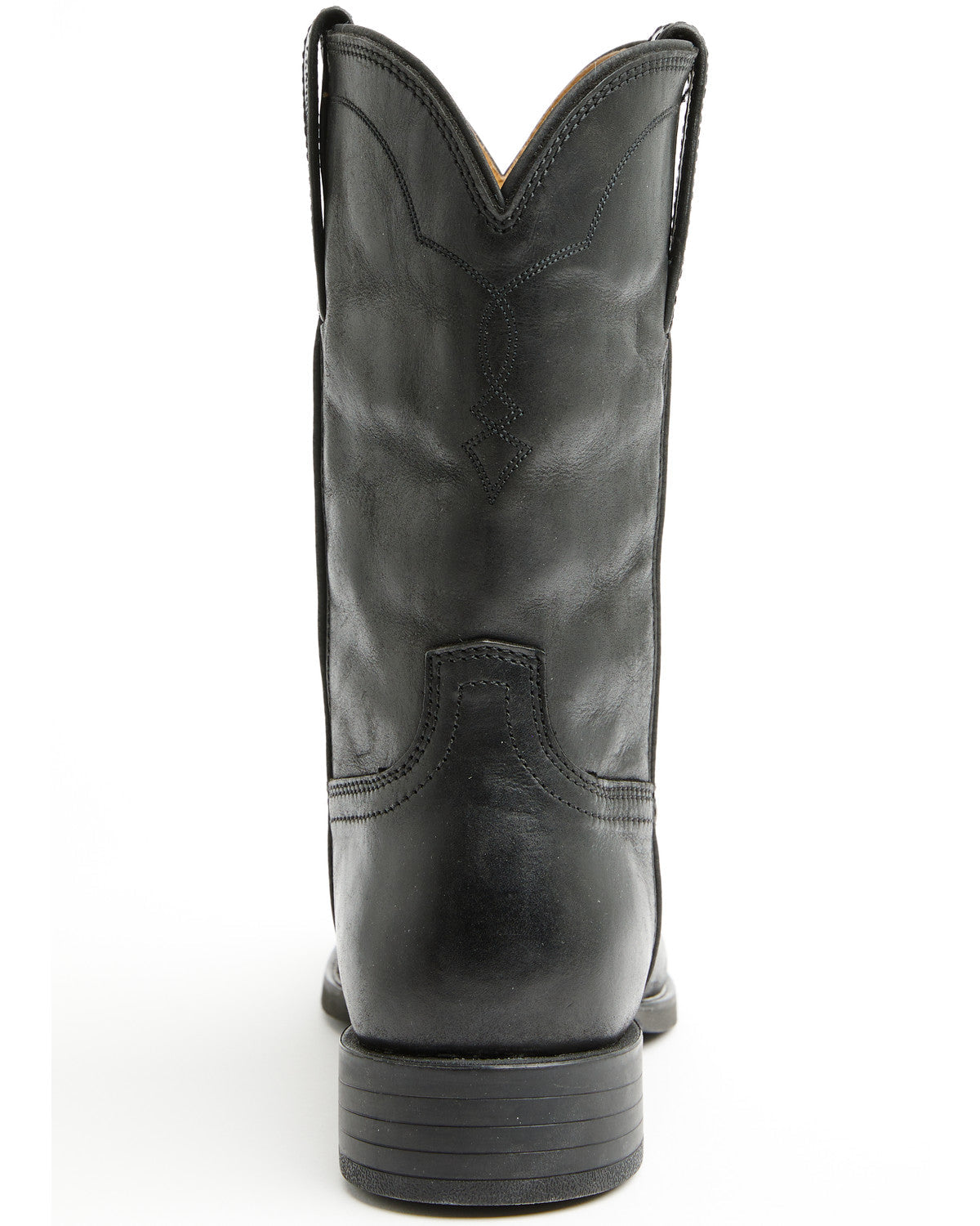 Men's Highland Roper Boots - Round Toe Black