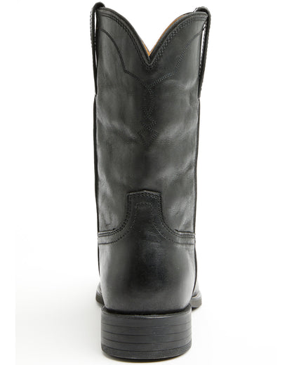 Men's Highland Roper Boots - Round Toe Black