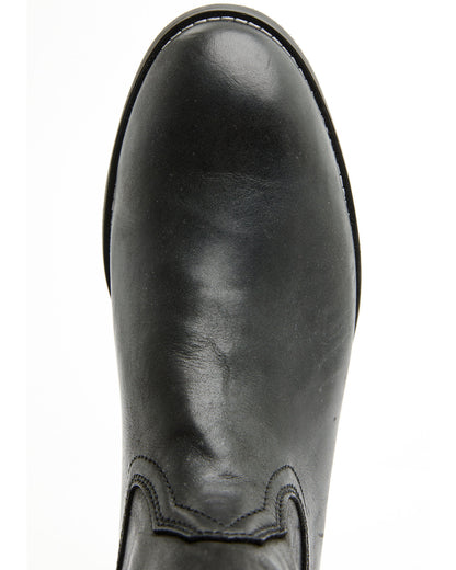 Men's Highland Roper Boots - Round Toe Black