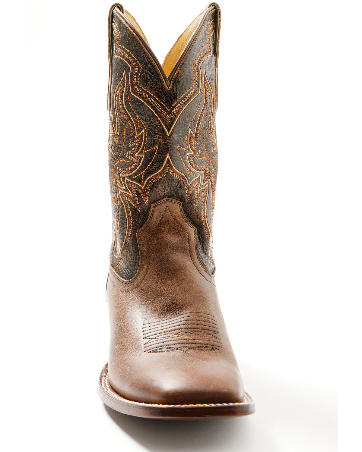 Men's Harper Western Boots - Broad Square Toe Brown