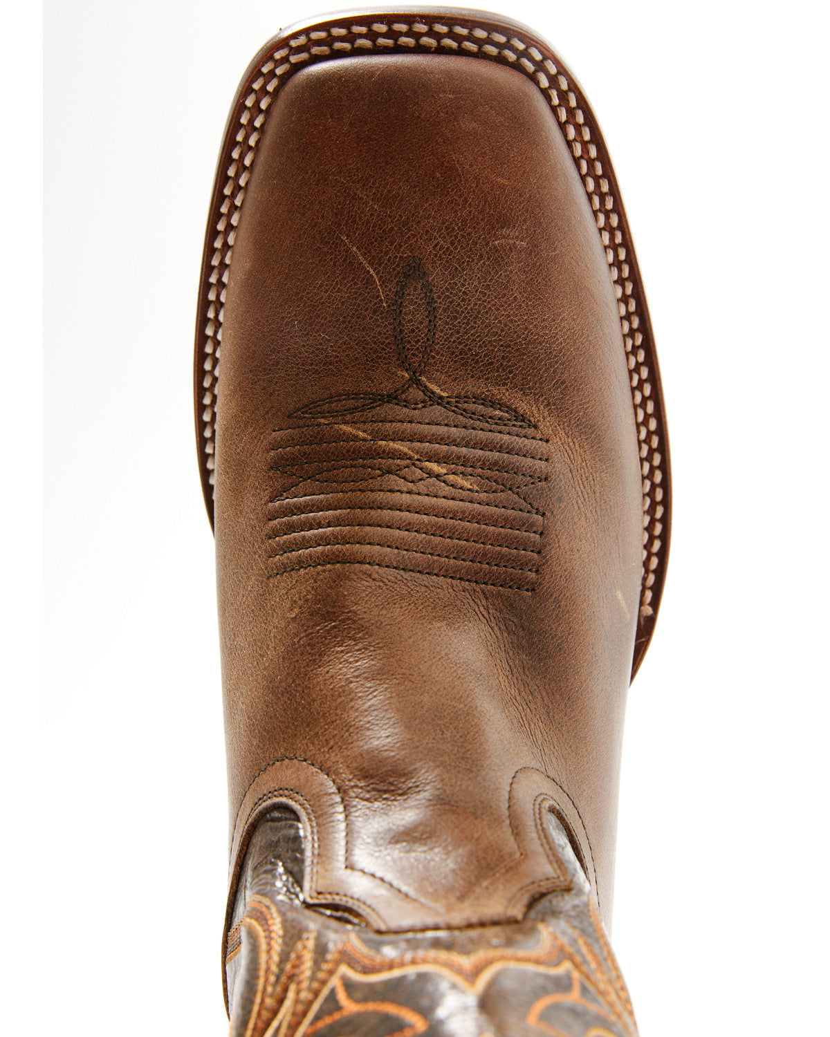 Men's Harper Western Boots - Broad Square Toe Brown