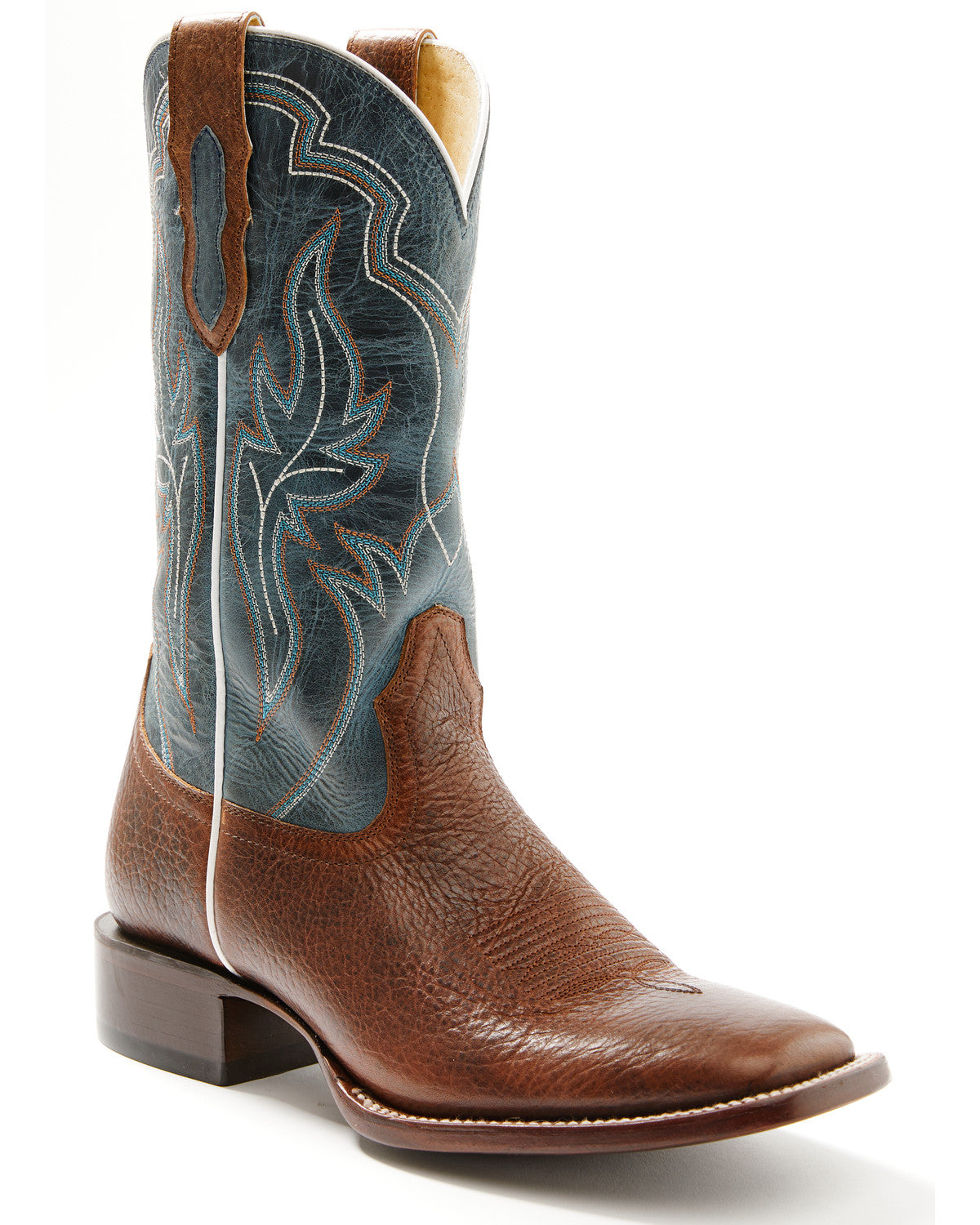 Men's Harper Western Boots - Broad Square Toe Blue