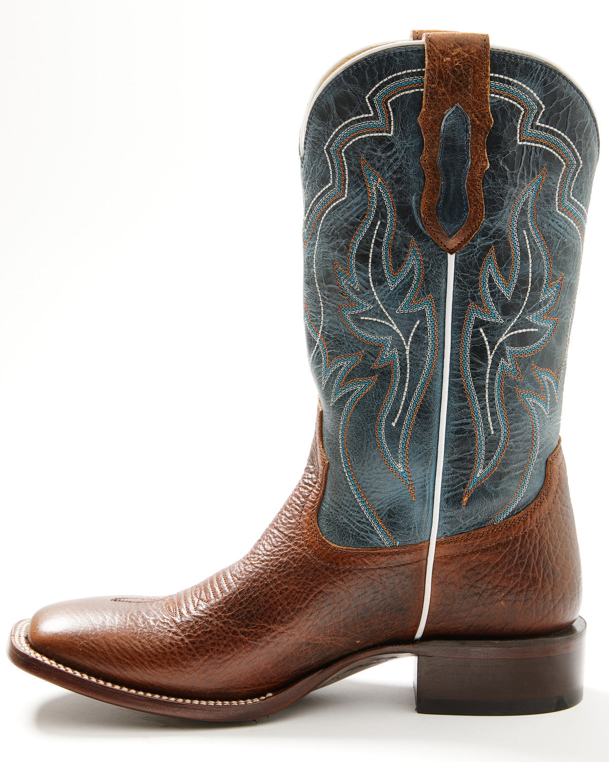 Men's Harper Western Boots - Broad Square Toe Blue
