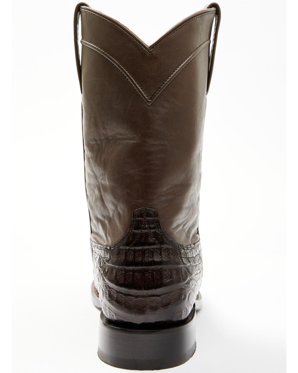 Black 1978® Men's Carmen Exotic Caiman Belly Roper Boots - Brown