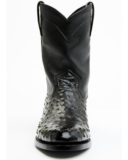 Black 1978® Men's Carmen Exotic Full-Quill Ostrich Roper Bo Black