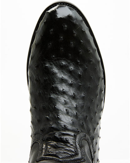 Black 1978® Men's Carmen Exotic Full-Quill Ostrich Roper Bo Black