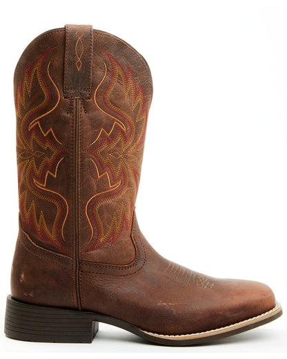 Cush Core® Men's Major Performance Western Boots - Broad Sq Cognac