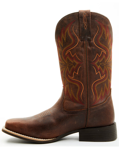 Cush Core® Men's Major Performance Western Boots - Broad Sq Cognac